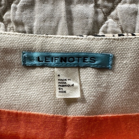 Anthropologie Leifnotes Brimming Borders Skirt 4 - Picture 4 of 6